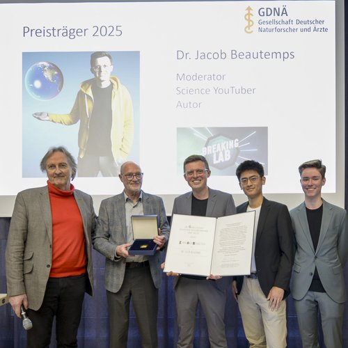 Jacob Beautemps, Preisträger der Lorenz-Oken-Medaille 2025